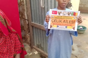 Kurban kesimlerimiz devam ediyor Bugün Afrika Kamerunda yetim ve yoksul ailelere dağıtıldı 2022 Eylül 
