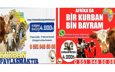 2025 Yılı Afrika Kurban bağış fiyatları açıklandı.