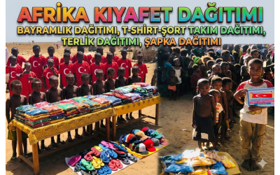 AFRİKA T-SHIRT-ŞORT TAKIM DAĞITIMI