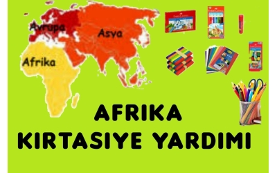 AFRİKA KIRTASİYE YARDIMI