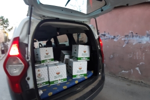 Ramazan gıda kolisi ve market kartı dağıtımlarımiz devam ediyor