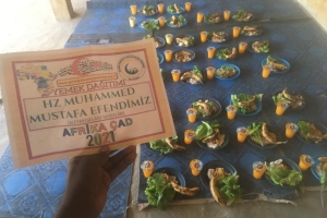 Peygamber efendimiz adına yemek dağıtımı Afriak Çad 2021