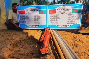 Hz Nuh Aleyhisselam su kuyusu açılışını yaptık Arakan kamplari 2022
