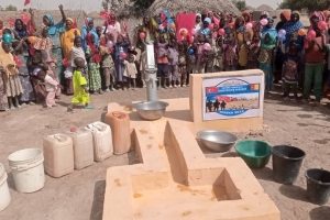 Afrika Kamerun Şehit Mehmetçikler Su kuyusunun açılışını yaptık