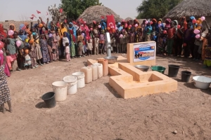 Afrika Kamerun Şehit Mehmetçikler Su kuyusunun açılışını yaptık