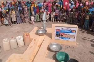 Afrika Kamerun Şehit Mehmetçikler Su kuyusunun açılışını yaptık
