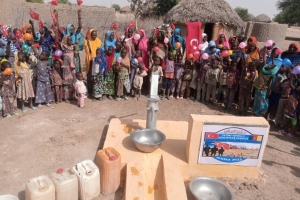 Afrika Kamerun Şehit Mehmetçikler Su kuyusunun açılışını yaptık