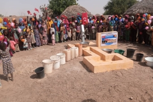 Afrika Kamerun Şehit Mehmetçikler Su kuyusunun açılışını yaptık