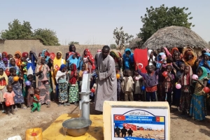 Afrika Kamerun Şehit Mehmetçikler Su kuyusunun açılışını yaptık