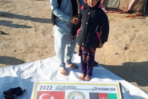 Afganistan Yetim Giydirme kıyafet dağıtımı 2022