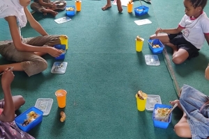 Madagaskar da yemek dağıtımı