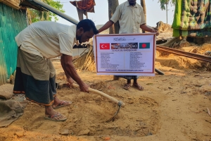 Arakan kamplarında Hz. Hud A.s su kuyusunun açılışını yaptık