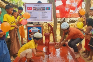 Arakan kamplarında Hz. Hud A.s su kuyusunun açılışını yaptık