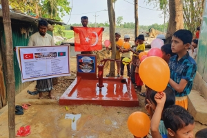 Arakan kamplarında Hz. Hud A.s su kuyusunun açılışını yaptık