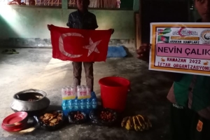 Ramazan ayı Arakan kamplarında iftar yemeği organizasyon