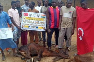 Afrika Nijer kurban kesim ve dağıtım organizasyonu Kurban Bayramı Temmuz 2022 20 Görsel