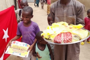 Afrika Kamerun Adak kurban kesimi ve ihtiyaç sahibi ailelere dağıtımı Temmuz 2022