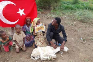 Afrika Kamerun Adak kurban kesimi ve yetim yoksul ailelere dağıtımı Temmuz 2022