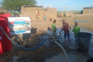 Afrika Nijer Su kuyusu sondaj çalışması Murat Küçük su kuyusu Temmuz 2022