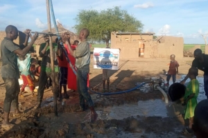 Afrika Nijer Su kuyusu sondaj çalışması Murat Küçük su kuyusu Temmuz 2022