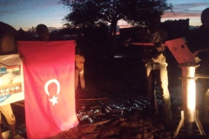 Afrika Nijer Su kuyusu suyun bulunması borularn döşenmesi ve tulumbanin takılması Murat Küçük sukuyusu 2022