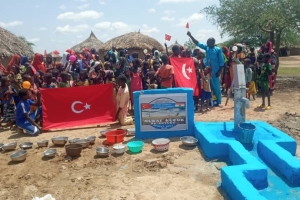 Afrika Nijer Murat Küçük Su kuyusu Açılış zamanı geldi Temmuz 2022 