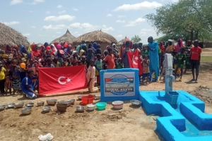 Afrika Nijer Murat Küçük Su kuyusu Açılış zamanı geldi Temmuz 2022 