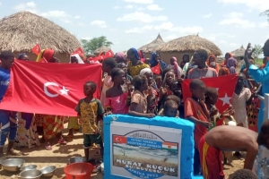 Afrika Nijer Murat Küçük Su kuyusu Açılış zamanı geldi Temmuz 2022 