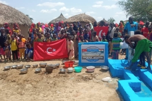 Afrika Nijer Murat Küçük Su kuyusu Açılış zamanı geldi Temmuz 2022 