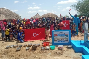 Afrika Nijer Murat Küçük Su kuyusu Açılış zamanı geldi Temmuz 2022 