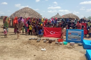 Afrika Nijer Murat Küçük Su kuyusu Açılış zamanı geldi Temmuz 2022 