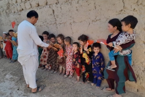 Afganistan bölgesinde ekmek dağıtımlarimiz devam ediyor Ağustos 2022