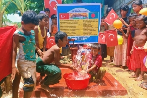 Arakan kamplarında Hz İbrahim Aleyhisselam su kuyusunun açılışını yaptık Ağustos 2022 