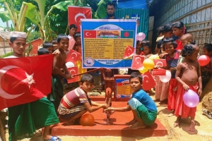 Arakan kamplarında Hz İbrahim Aleyhisselam su kuyusunun açılışını yaptık Ağustos 2022 