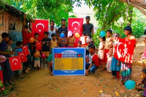 Hz Lut a.s su kuyusu temel atma töreni Arakan kampları Eylül 2022