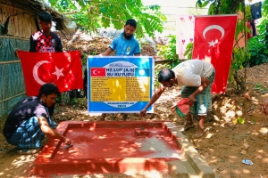 Hz.lut aleyhisselam su kuyusu sondaj çalışması suyun bulunması boruların döşenmesi 