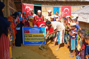 Arakan kampları merhume FATMA Õzbudak su kuyusu temel atma töreni Ekim 2022