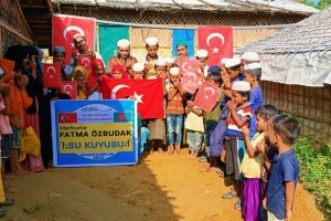 Arakan kampları merhume FATMA Õzbudak su kuyusu temel atma töreni Ekim 2022