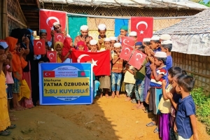 Arakan kampları merhume FATMA Õzbudak su kuyusu temel atma töreni Ekim 2022