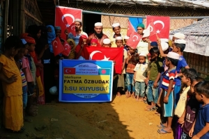 Arakan kampları merhume FATMA Õzbudak su kuyusu temel atma töreni Ekim 2022