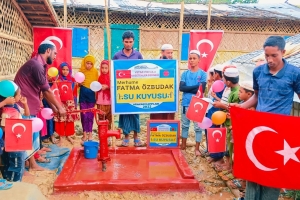 Merhume FATMA Õzbudak su kuyusu açılışınıi yaptık ARAKAN KAMPLARI Ekim 2022