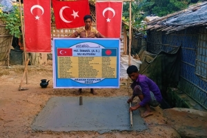Arakan kampları Hz İsmail Aleyhisselam su kuyusu yapimj çalışması Kasım 2022