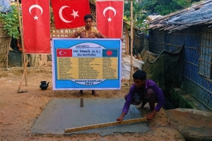 Arakan kampları Hz İsmail Aleyhisselam su kuyusu yapimj çalışması Kasım 2022