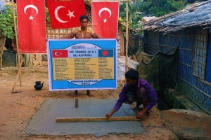 Arakan kampları Hz İsmail Aleyhisselam su kuyusu yapimj çalışması Kasım 2022