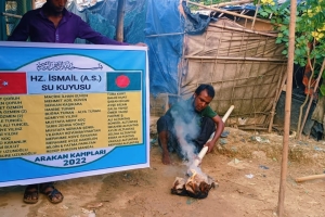 Arakan kampları Hz İsmail Aleyhisselam su kuyusu sondaj çalışması Kasım 2022