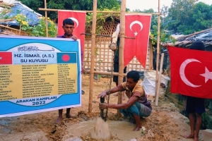 Arakan kampları Hz İsmail Aleyhisselam su kuyusu sondaj çalışması Kasım 2022