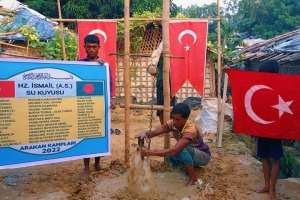 Arakan kampları Hz İsmail Aleyhisselam su kuyusu sondaj çalışması Kasım 2022