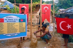 Arakan kampları Hz İsmail Aleyhisselam su kuyusu sondaj çalışması Kasım 2022
