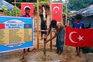 Arakan kampları Hz İsmail Aleyhisselam su kuyusu sondaj çalışması Kasım 2022