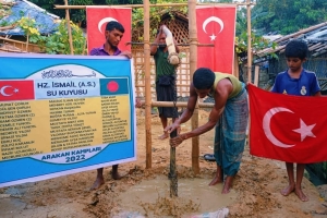 Arakan kampları Hz İsmail Aleyhisselam su kuyusu sondaj çalışması Kasım 2022
